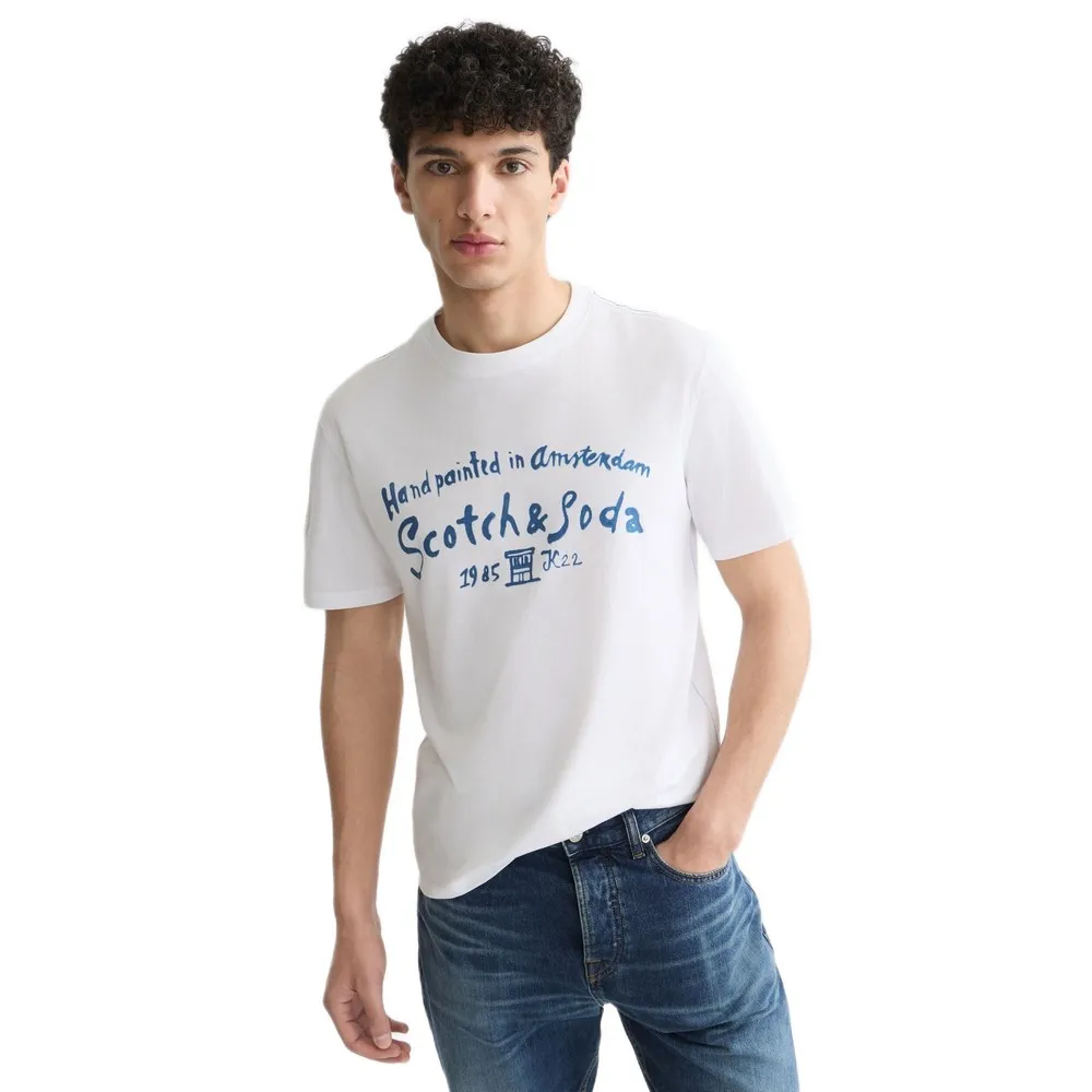 Front artwork regular-fit T-shirt