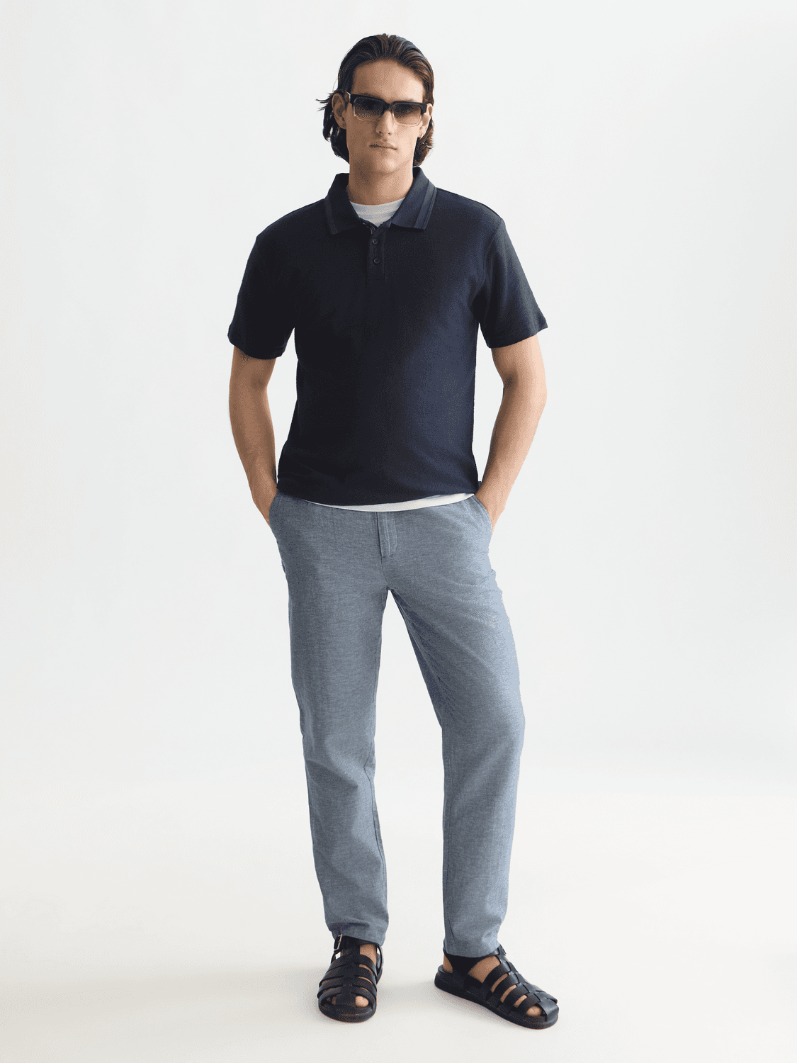 Structured Relaxed-Fit Polo