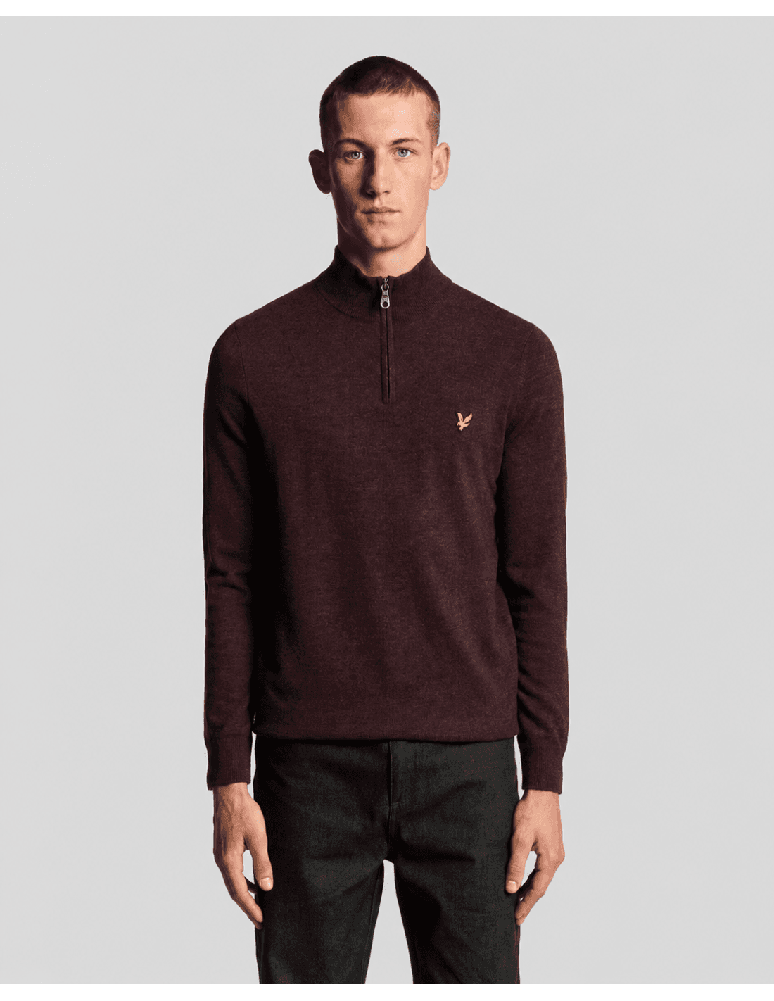 Lyle & Scott Lambswool Blend Quarter Zip Jumper