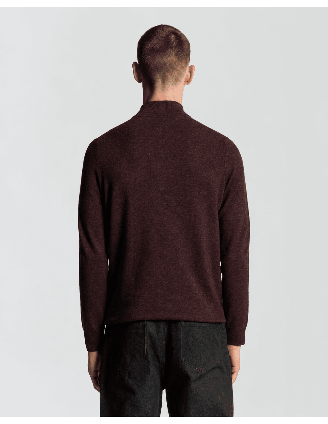 Lyle & Scott Lambswool Blend Quarter Zip Jumper