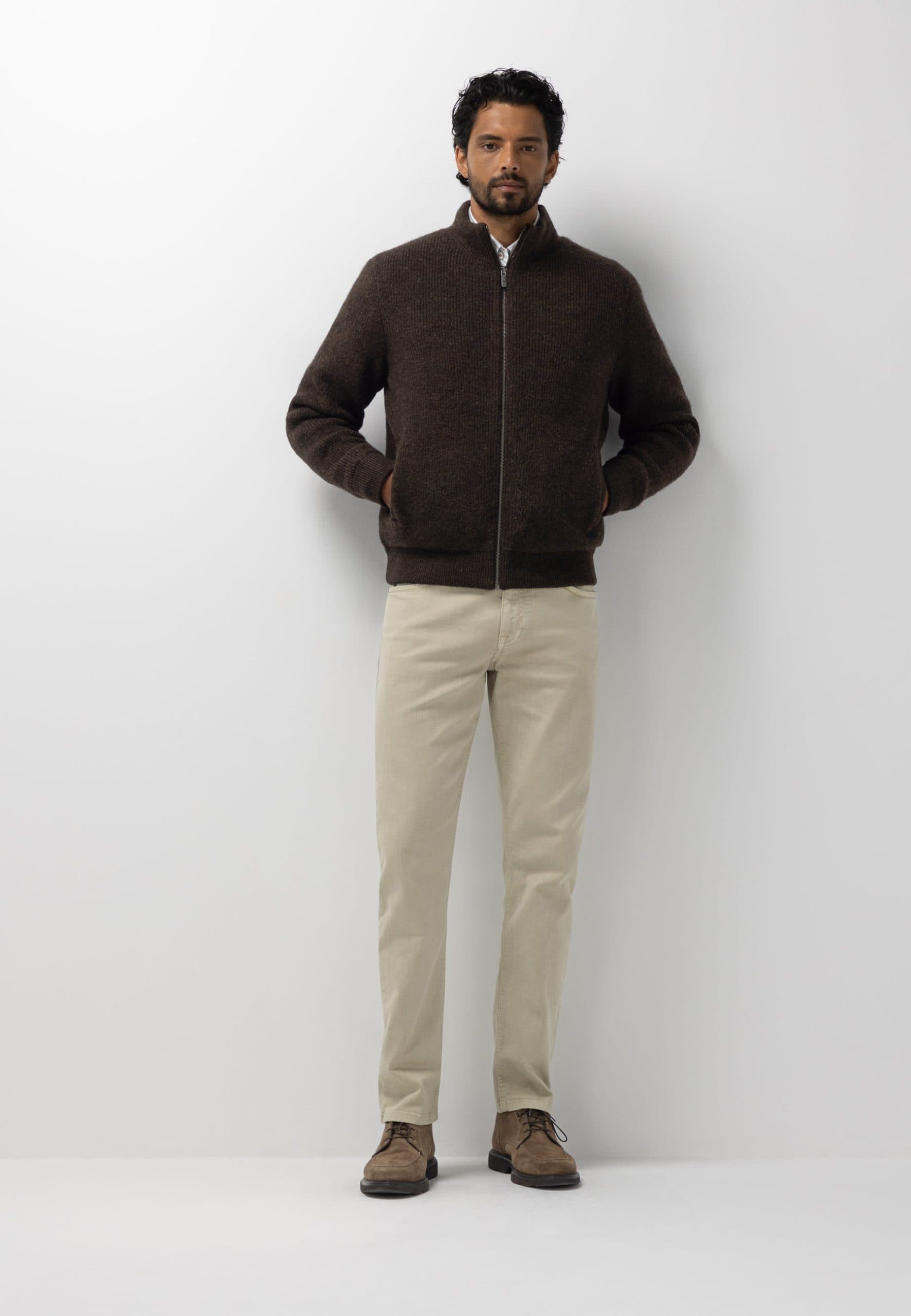 Vest met teddyvoering 161-26123-8900