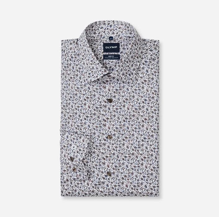 OLYMP Level Five Body Fit floral shirt