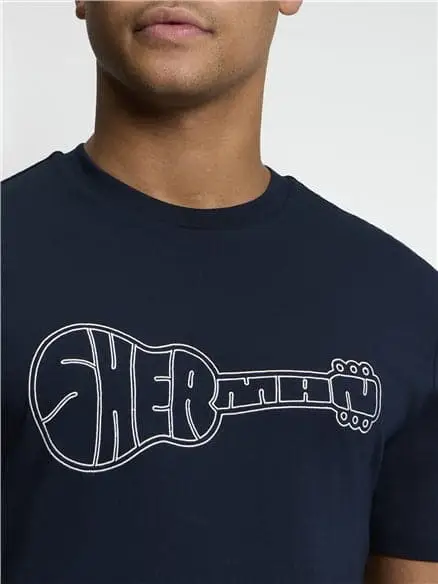 Ben Sherman Short Sleeve Guitar Logo T-shirt