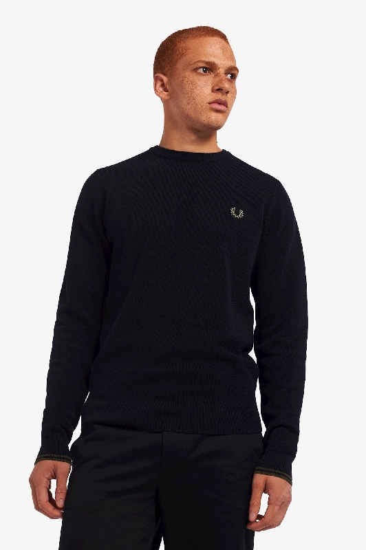 Pique textured jumper