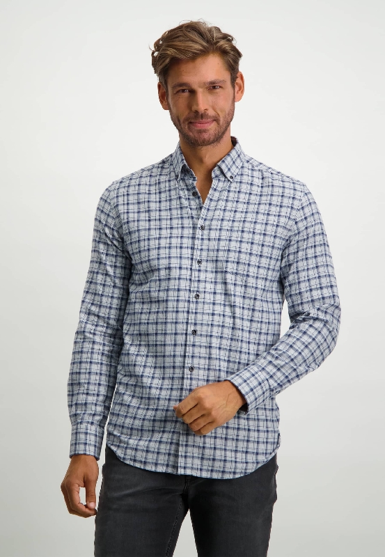 Checked flanel ls shirt