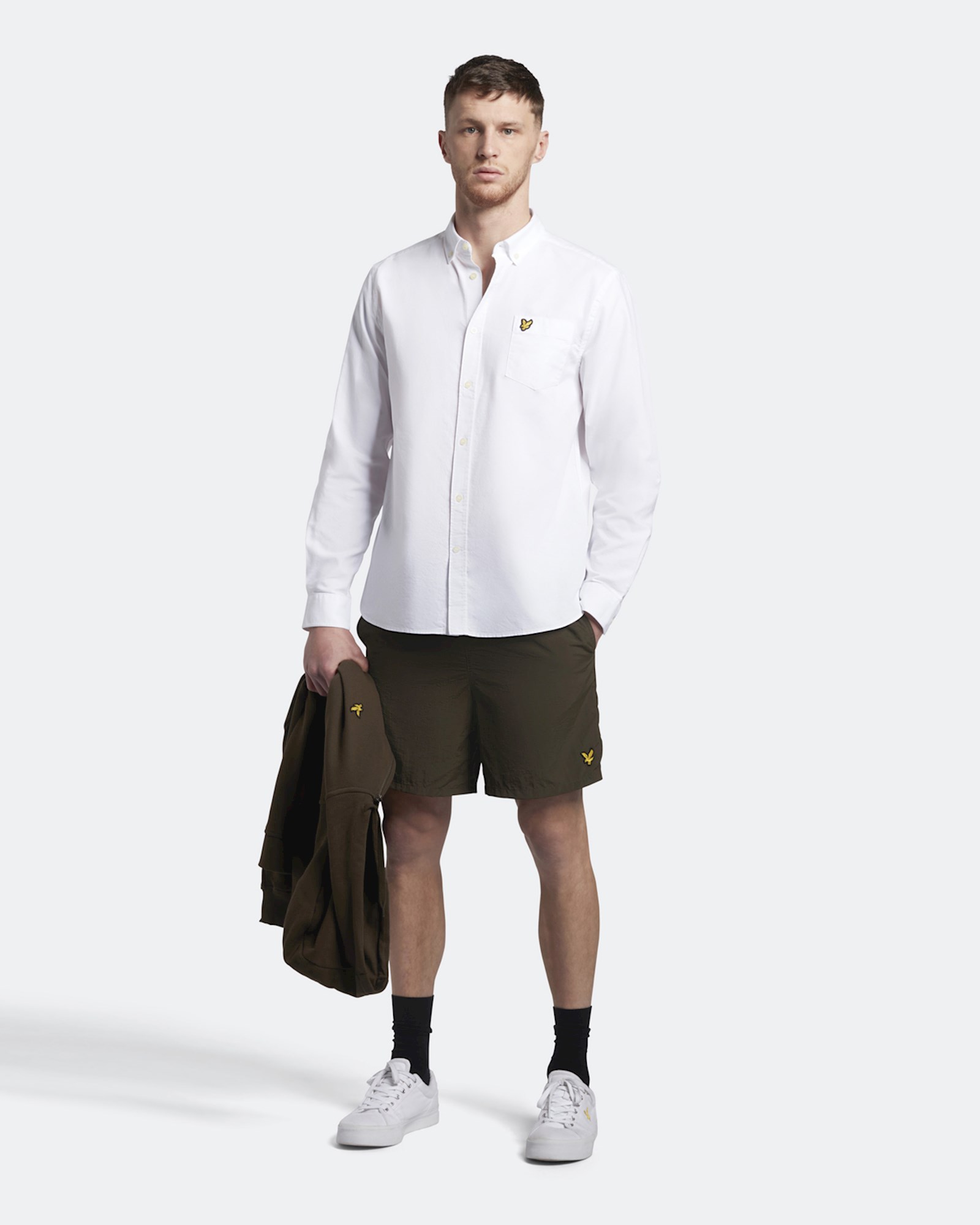 Reg fit oxford chest pocket