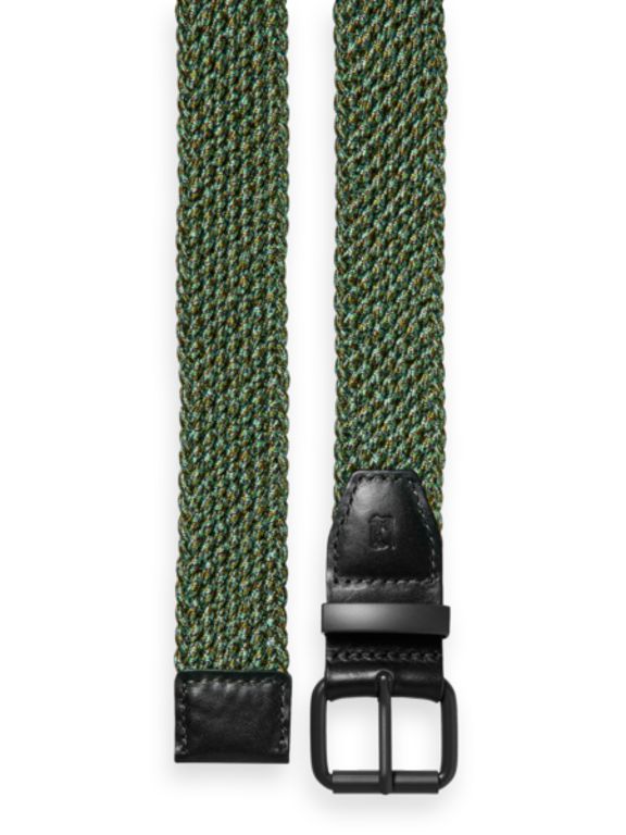 Braided cord belt