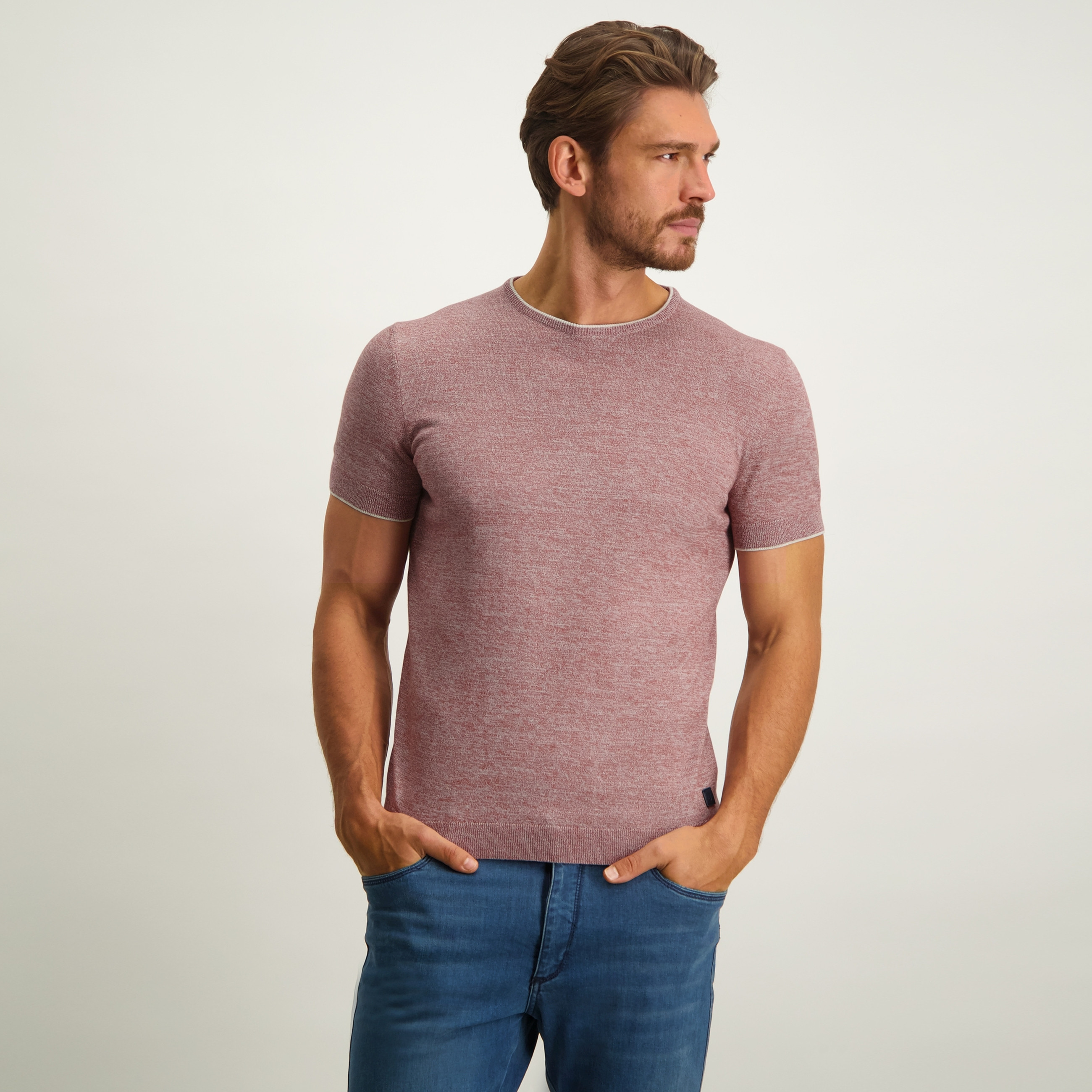 Knitted t-shirt ss