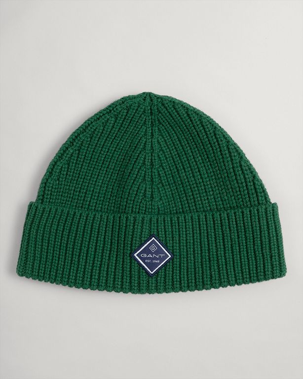 Cotton rib knit hat