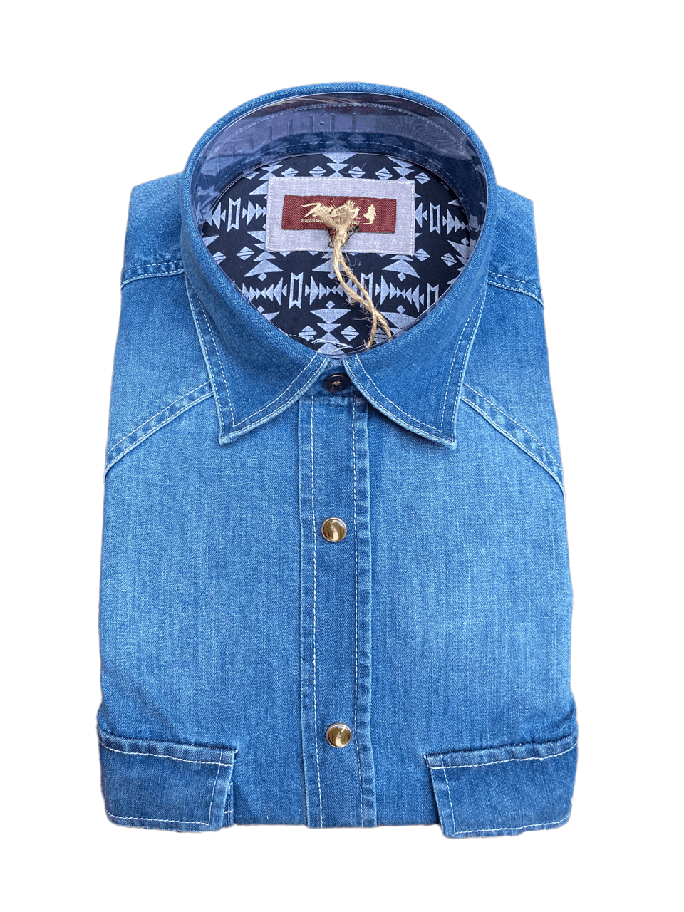 Denim stretch shirt