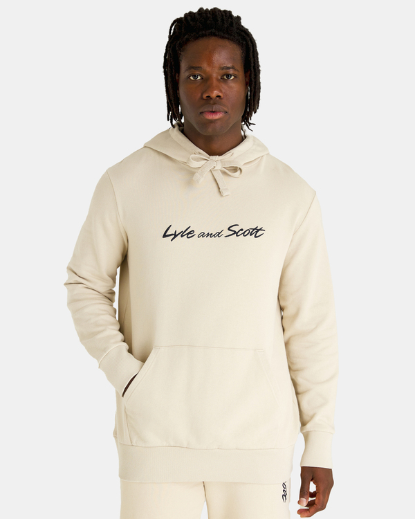 Embroidered logo hoodie