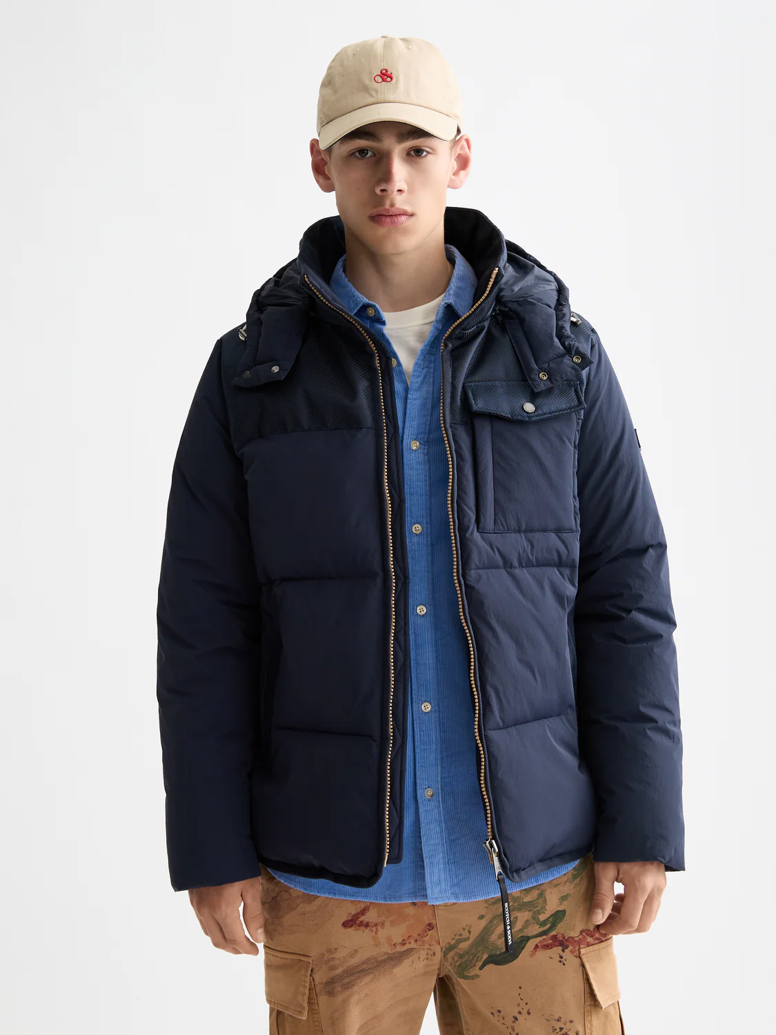 Hooded puffer jacket