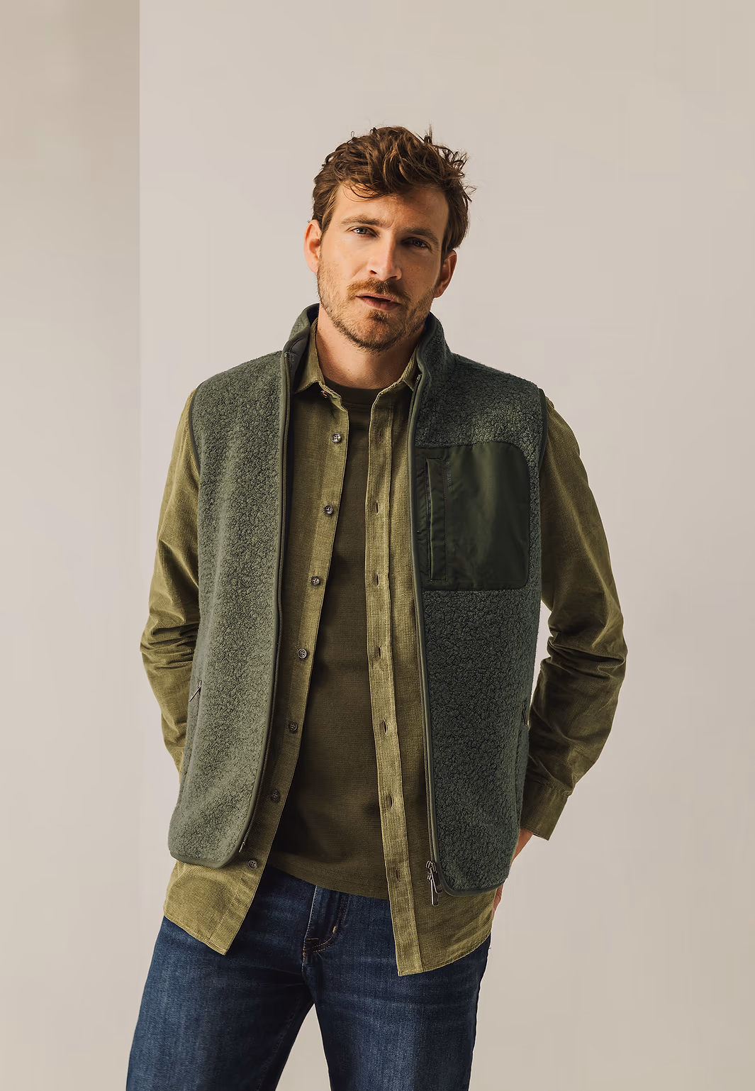 Fancy sweat bodywarmer