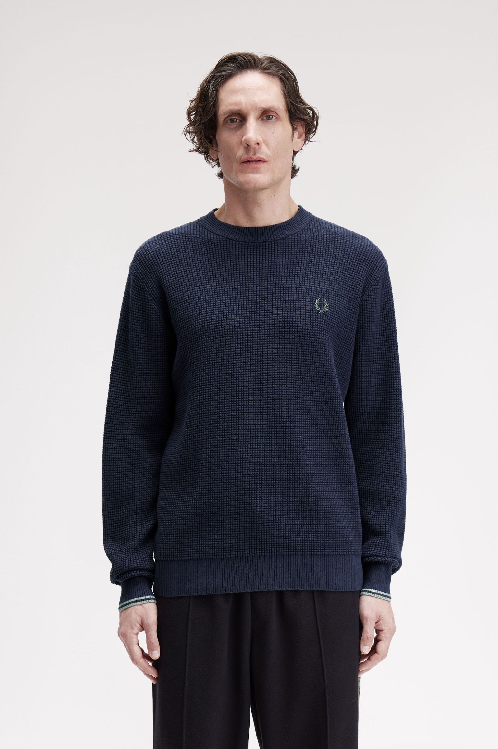 Waffle stiched jumper