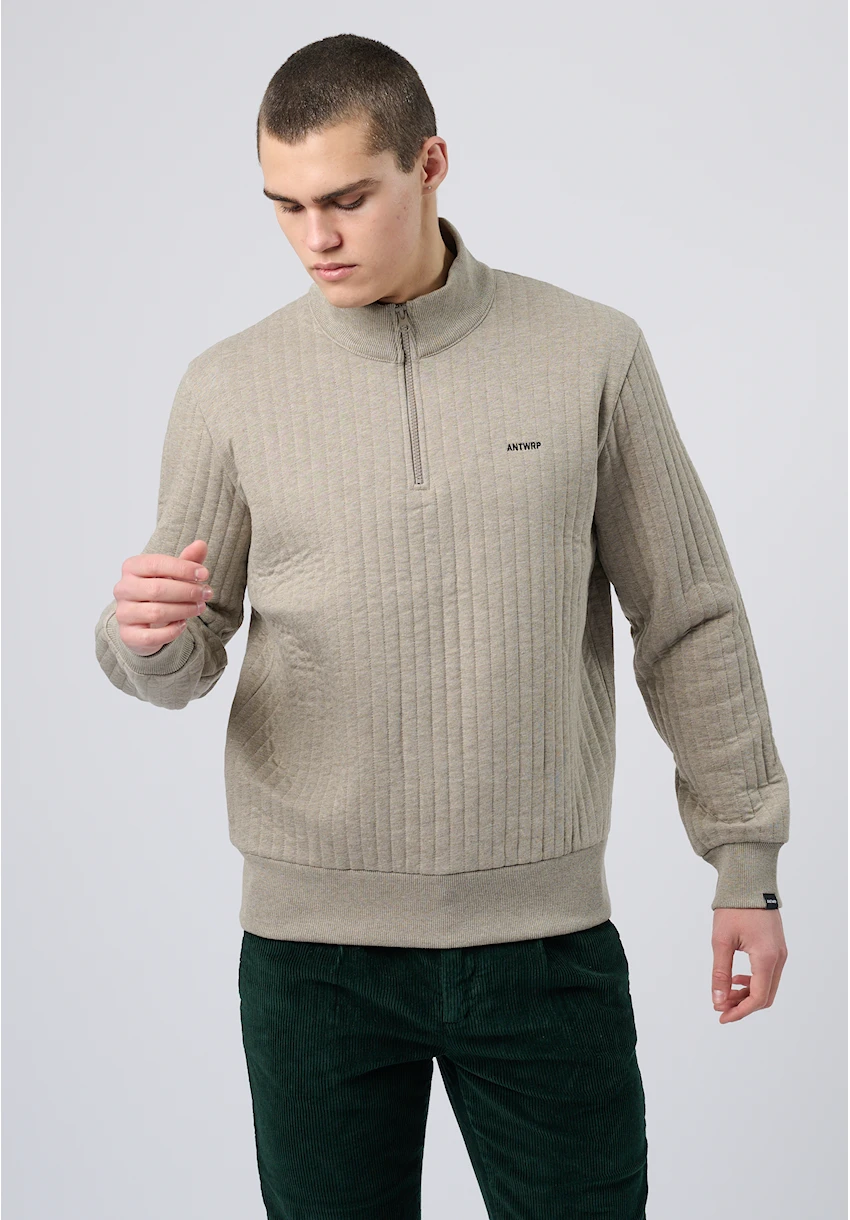 Reribte sweat-vest