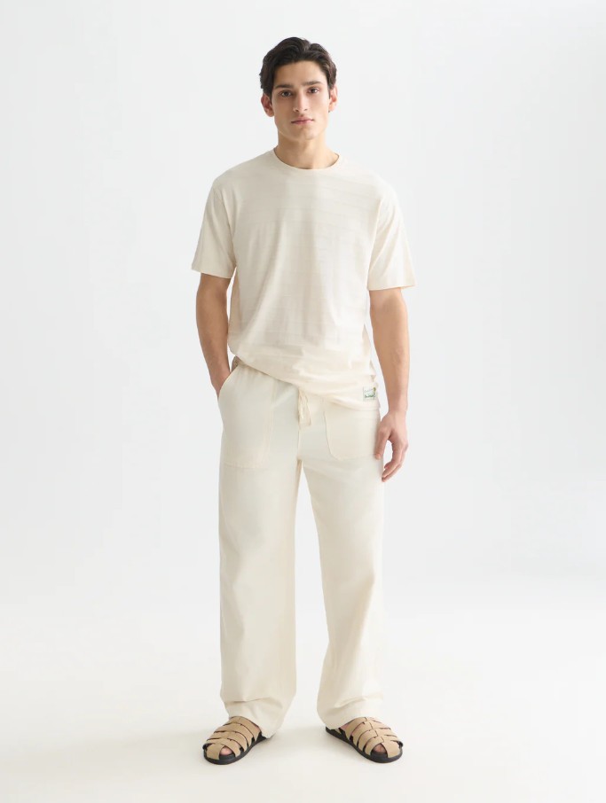 Structured jacqard tee