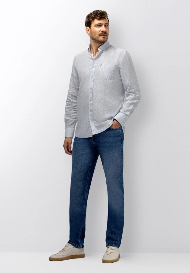 Reg fit lm bd linnen