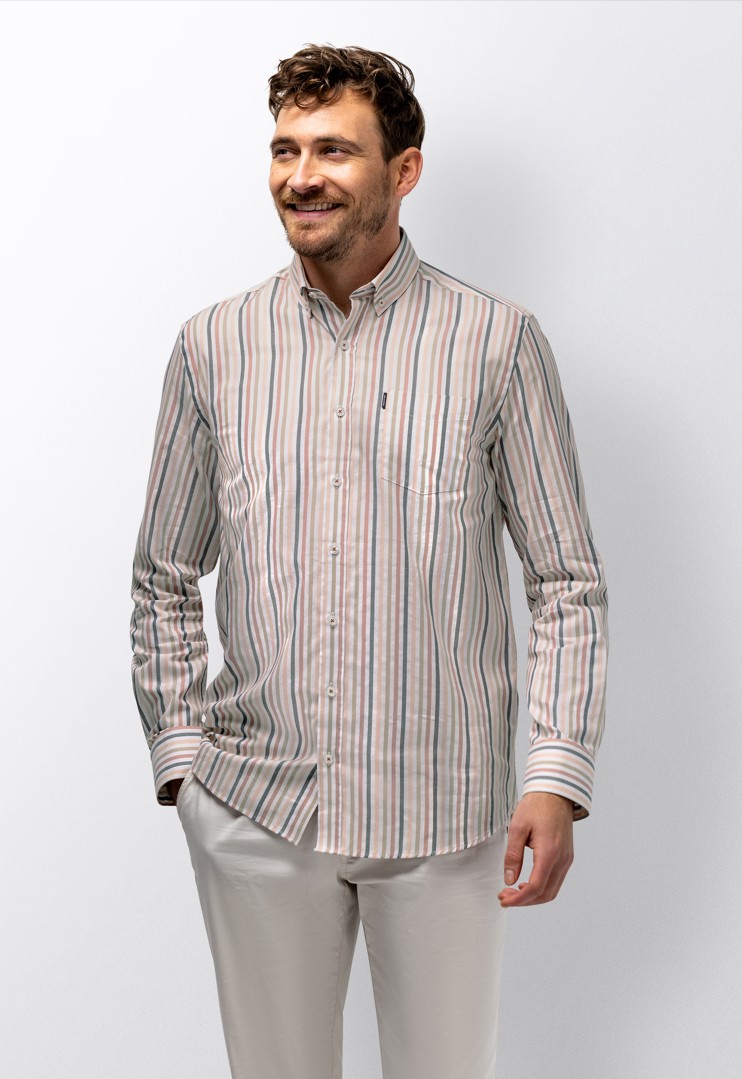 Striped oxford ls bd