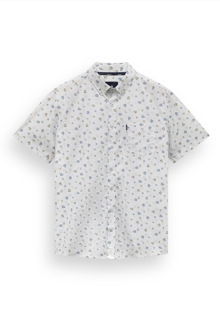 Poplin print ss